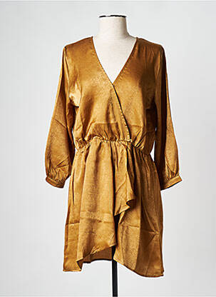 Rochie scurtă maro LILI SIDONIO femeie