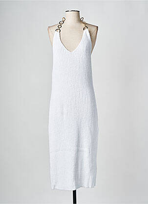 Rochie midi alb MUSIER femeie