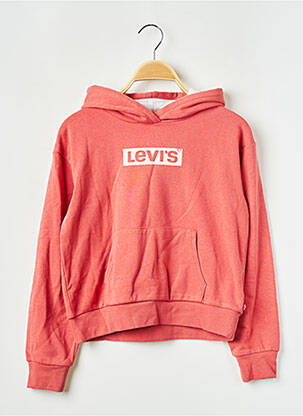 Hanorac cu glugă roșu LEVI'S fată