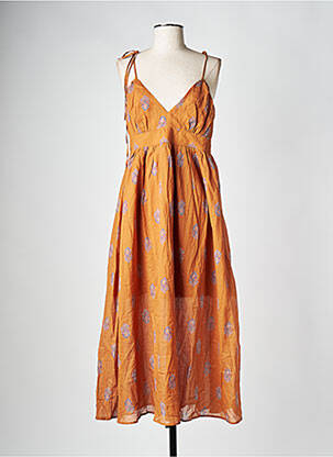 Rochie midi portocaliu SESSUN femeie