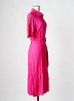 Rochie midi roz GRACE & MILA femeie