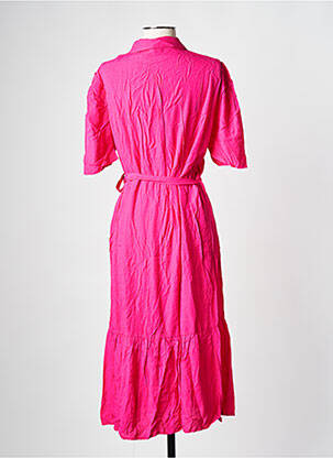 Rochie midi roz GRACE & MILA femeie