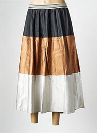 Fustă midi bej MAT FASHION femeie