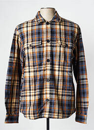 Cămașă cu mâneci lungi maro KNOWLEDGE COTTON APPAREL homme