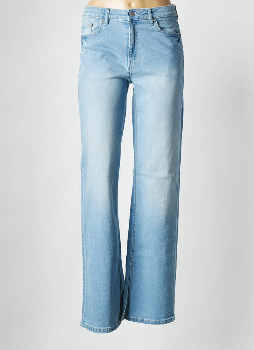 Blugi bootcut albastru MOSS COPENHAGEN femeie