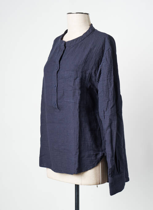 Top albastru BONTON femeie