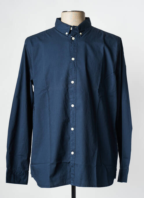 Cămașă cu mâneci lungi albastru KNOWLEDGE COTTON APPAREL bărbat