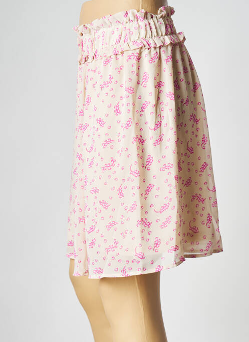 Fustă scurtă bej SELECTED femeie