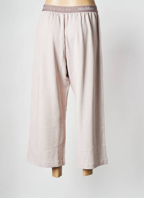 Pantalon larg roz MAX MARA femeie