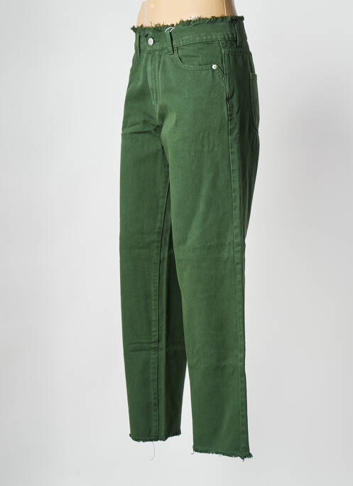 Blugi cu croială dreaptă verde VILA femeie