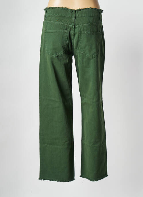 Blugi cu croială dreaptă verde VILA femeie