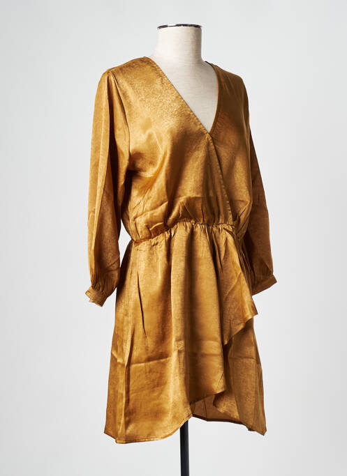 Rochie scurtă maro LILI SIDONIO femeie