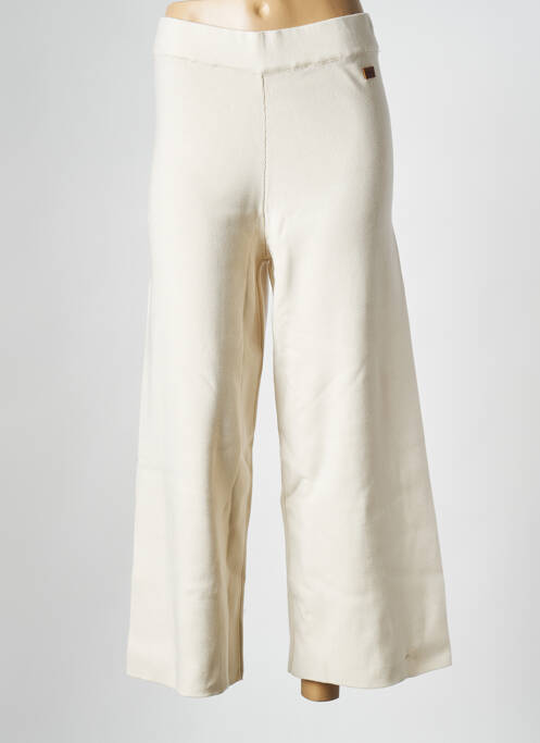 Pantalon larg bej MAT FASHION femeie