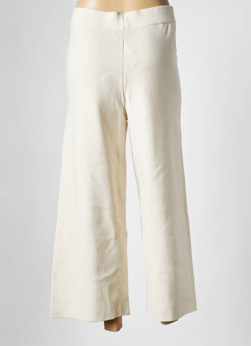 Pantalon larg bej MAT FASHION femeie