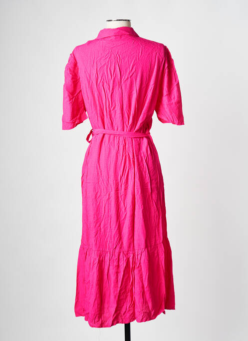 Rochie midi roz GRACE & MILA femeie