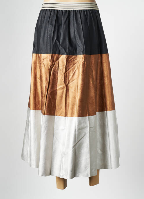 Fustă midi bej MAT FASHION femeie