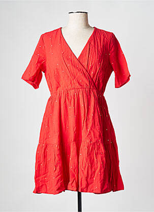 Rochie scurtă roșu PIECES femeie