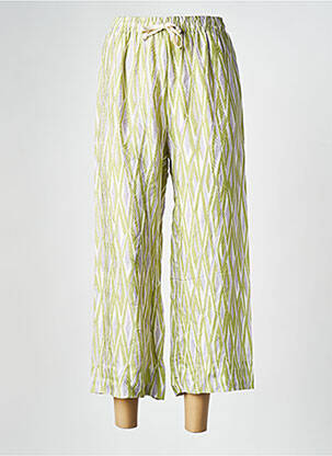 Pantalon larg verde ATTIC AND BARN femeie