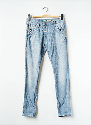 Blugi cu croială slim albastru PLEASE femeie