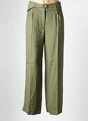 Pantalon larg kaki VILA femeie