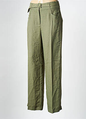 Pantalon larg kaki VILA femeie