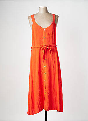 Rochie midi portocalie MOLLY BRACKEN femeie