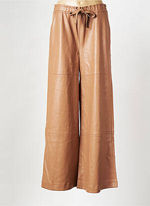Pantalon larg maro ESSENTIEL ANTWERP femeie