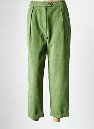 Pantalon drept verde MAPOESIE femme