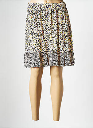 Fustă scurtă bej OBJECT femeie