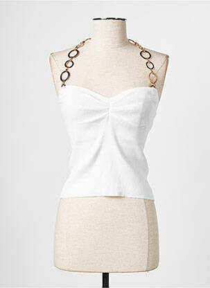 Top alb MUSIER femeie