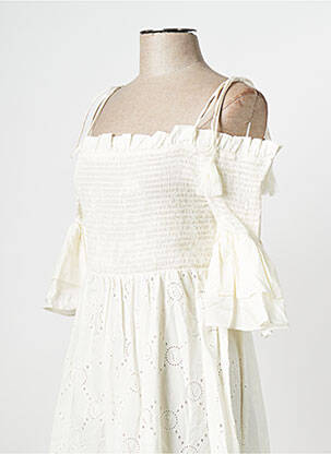 Rochie scurtă bej TWINSET femeie