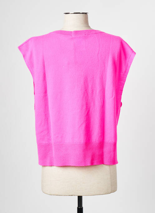 Pulover roz MAX&CO. femeie