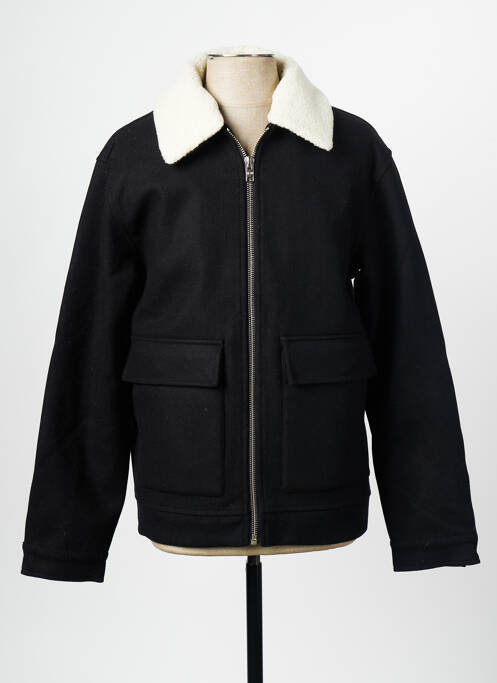 Palton scurt negru MINIMUM bărbat