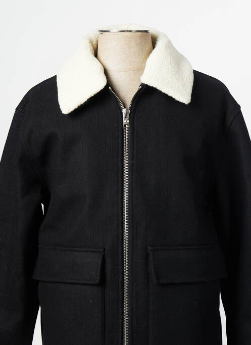 Palton scurt negru MINIMUM bărbat