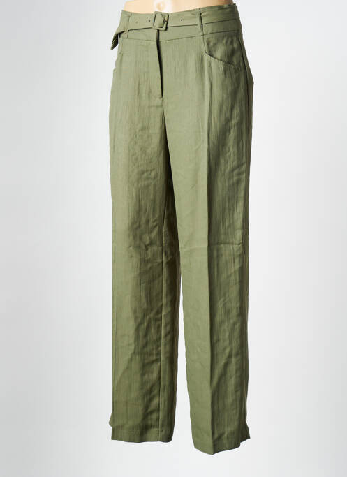 Pantalon larg kaki VILA femeie