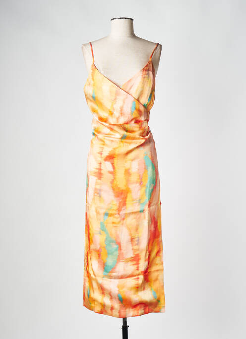 Rochie lungă portocaliu RECC femeie