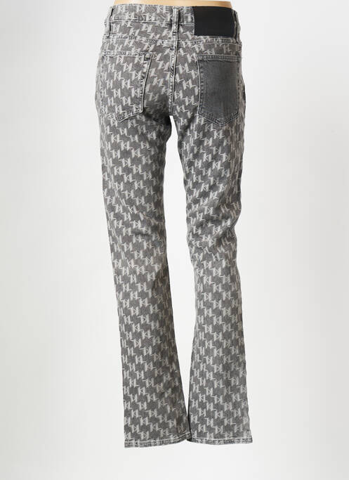 Blugi cu croială dreaptă gri KARL LAGERFELD femeie