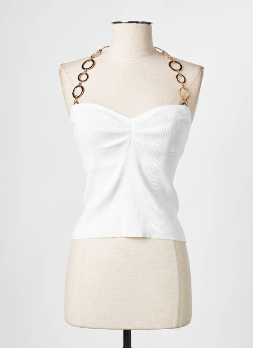 Top alb MUSIER femeie