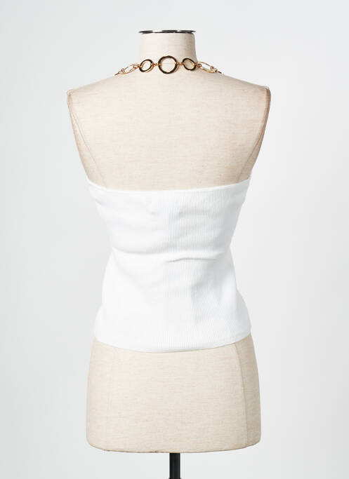 Top alb MUSIER femeie