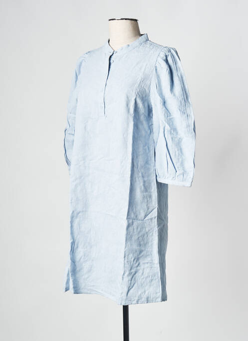 Rochie scurtă albastru MOSS COPENHAGEN femeie