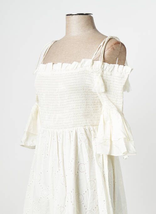 Rochie scurtă bej TWINSET femeie