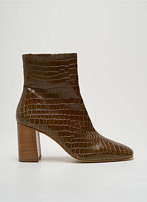 Botine/Ghete maro ANAKI femeie