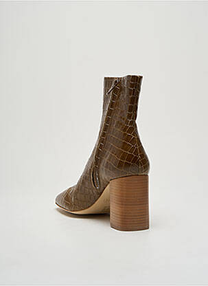 Botine/ghete maro ANAKI femeie