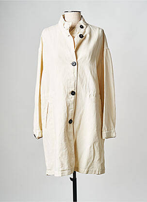 Palton lung bej POMANDERE femeie