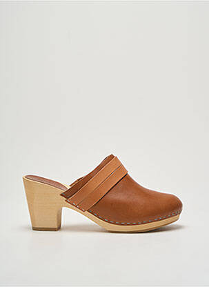 Mulete/Saboți maro SESSUN femeie