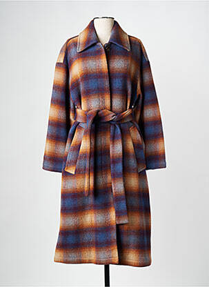 Palton lung multicolor SESSUN femeie