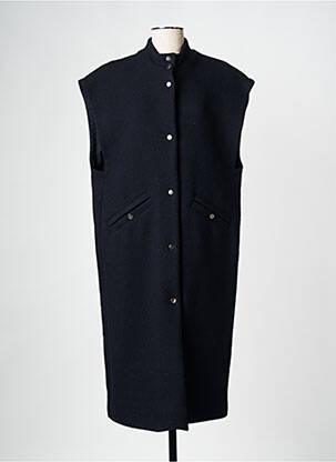 Palton lung albastru COLLECTORS CLUB femeie