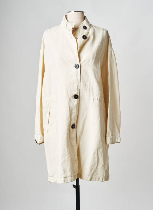 Palton lung bej POMANDERE femeie