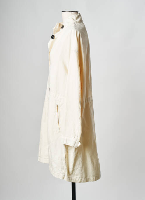 Palton lung bej POMANDERE femeie