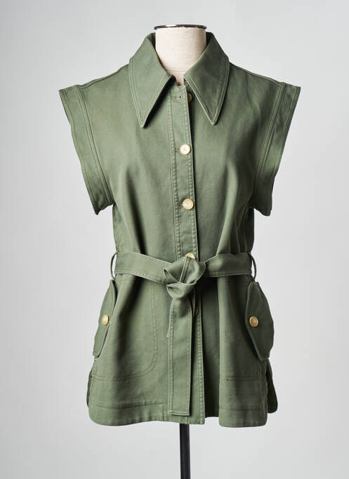 Vestă fără mâneci kaki ATTIC AND BARN femeie